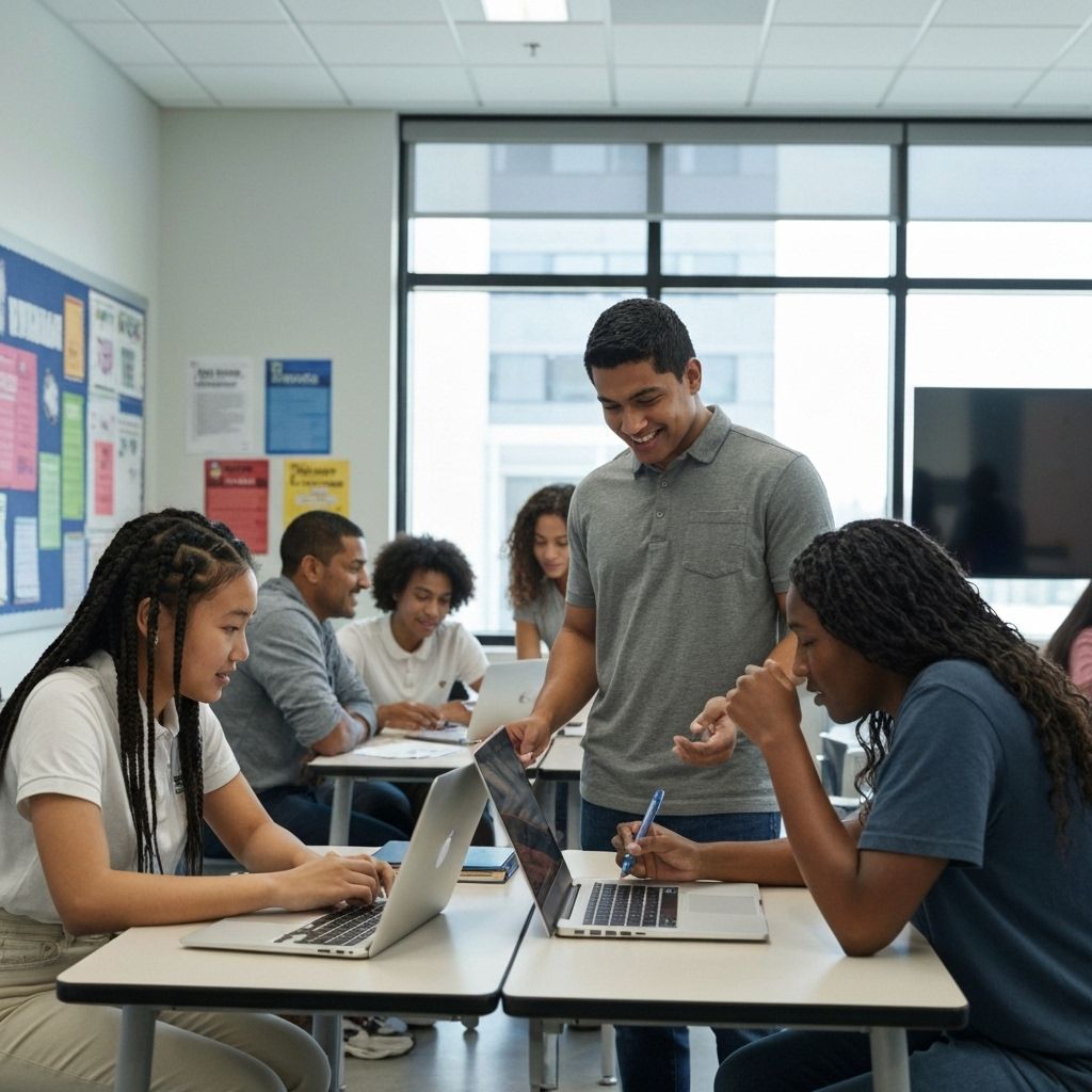 Students learning at Bridgerton Learning Academy